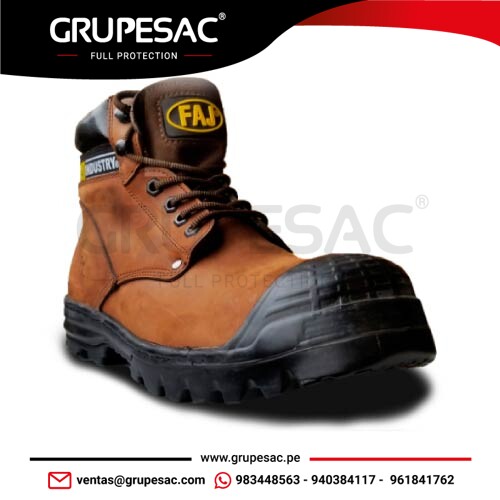 Botin de Seguridad Chocolate Reforzado Faj