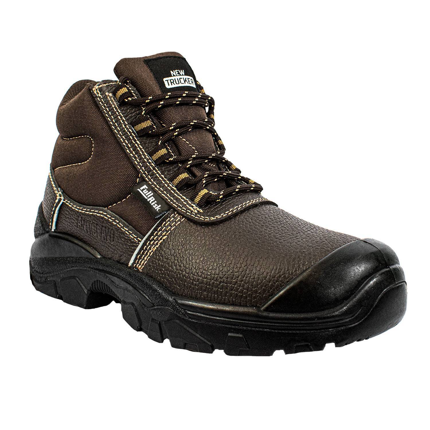 BOTA DE SEGURIDAD NEW TRUCKER MARRON NT115